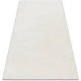 RugsX Teppich Buenos 7001 Shaggy Schlicht, Einfarbig Weiß White 60x100 Cm