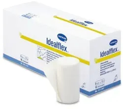 Idealflex® dauerelastische Binden, 8 cm x 5 m, waschbar 9312846 , 1 Karton = 6 Packungen à 10 Stück, lose