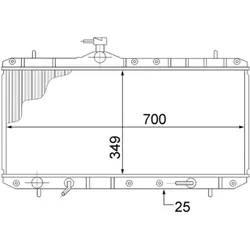 Kühler Motorkühlung MAHLE CR 1517 000S