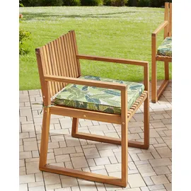 Beliani Sassari II Gartenstuhl 54 x 80 x 59 cm hellbraun/grün 8 St.