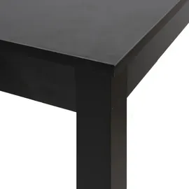 vidaXL Bartisch 55 x 55 x 107 cm Schwarz