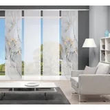 VISION S 4er-Set Flächenvorhänge MARMOSA, halbtransparent, Höhe 260 cm, grau