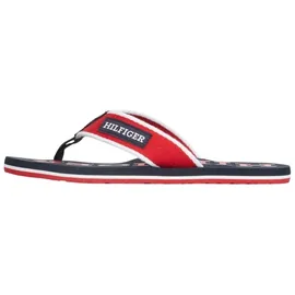 Tommy Hilfiger Patch Hilfiger Beach Sandal Rot (Primary Red), 43