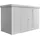 Biohort Gerätehaus Neo 1D Doppeltüre Silber-Metallic