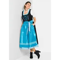 sheego Dirndl in schwarz-türkis | Gr.: 50