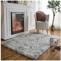 luxuskollektion Badteppich Hellgrau 80 x 120 cm