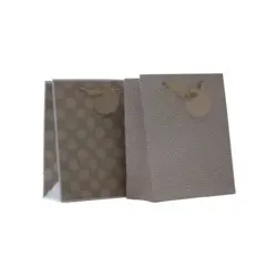 PBS Geschenktragetasche Kraftpapier sortiert 55029 18x23x10cm