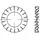 F. REYHER Nchfg. GmbH & Co. KG Fächerscheibe DIN 6798 FormA außengezahnt A 2,2 1.4310 1000 Stück