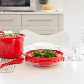 Sistema Mikrowellenschüssel rund rot 1,29 l