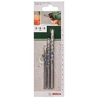Bosch Accessories 2609255416 Hartmetall Beton-Spiralbohrer-Set 3teilig 5 mm, 6