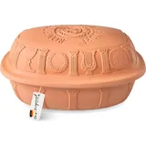 RÖMERTOPF Bräter 50 Jahre JUBILÄUM Terrakotta für 6-8 Personen