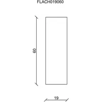 FN Neuhofer Flachleiste 200 cm 58,5 x 18,7 mm Lärche