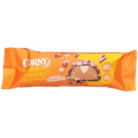 CORNY Proteinriegel Karamell/Erdnuss/Schokolade Crunchy 45 g