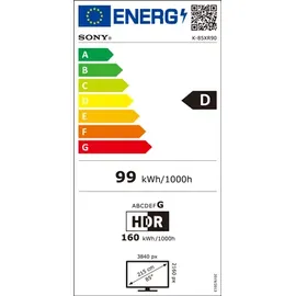 Sony BRAVIA 9 K-65XR90 65" QLED Mini LED