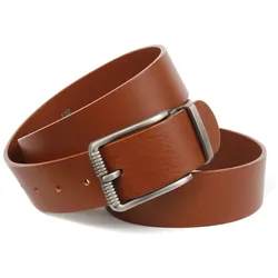 Ledergürtel ANTHONI CROWN, Damen, Gr. 100, braun (cognac), Leder, unifarben, Gürtel, Vollleder Jeansgürtel