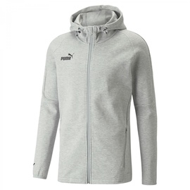 Puma teamFINAL Casuals Hooded JKT Light Gray Heather, L