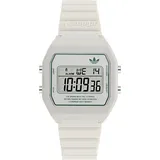 adidas Digitaluhr ADIDAS ORIGINALS "DIGITAL TWO", weiß, Armbanduhren, Damen, Digitaluhr, Armbanduhr, Quarzuhr, Damenuhr, Herrenuhr