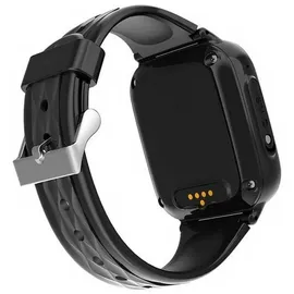 LEOTEC Allo Plus 4G GPS 40 mm Kunststoffgehäuse schwarz Silikonarmband schwarz One Size