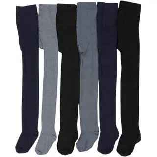 TupTam Baby Jungen Strickstrumpfhose 6er Pack, Farbe: Farbenmix 3, Größe: 92-98 - 92-98