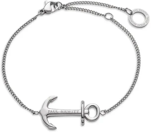PAUL HEWITT - ARMKETTE - THE ANCHOR - silber