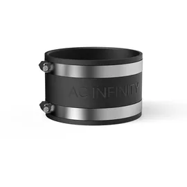 AC Infinity Geräuschreduzierende Klemme, Rohrverbinder mit Edelstahlklemmen, 100 mm