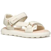 GEOX J PUFFYPOP GI Sandal, Lt Ivory, 37 EU