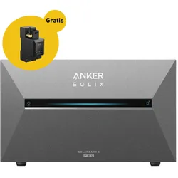 Anker SOLIX Solarbank 3 E2700 PRO mit Anker SOLIX BP2700 Erweiterungsbatterie