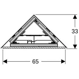Geberit Wand-WC-Element 114 cm mit Sigma UP-Spülkasten 12 cm