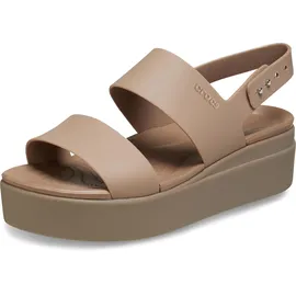 Crocs Brooklyn Low Wedge Herren Latte/Mushroom 36