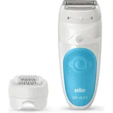 Braun Silk-épil 5 5-605 weiß/türkis