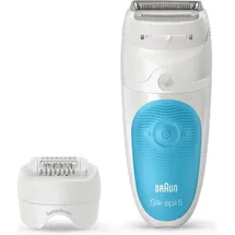 Braun Silk-épil 5 5-605 weiß/türkis