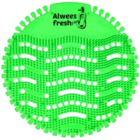 Alwees Fresh, Urinal-Deodorierer, für die meisten Urinal-Marken, wasserlos, spritz- und geruchsneutralisierend, grüner Apfel, 10 Stück