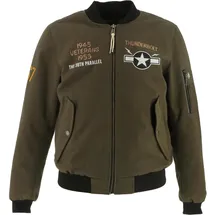 Helstons Tiger Motorrad Textiljacke Grün/Braun S