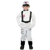 Kinderkostüm Raumfahrer Astronautenkostüm Kind M 128/134 7 9 Jahre Verkleidung Astronaut Astronautenanzug Junge Mottoparty Weltall Weltraumfahrer Outfit