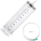 XoeLLe 1000ml Ölabsaugpumpe Spritze mit Schlauch 1m Wiederverwendbar