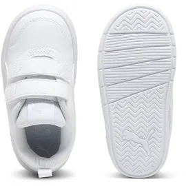 Puma Courtflex V3 Kinder Weiß/Silber 22