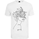 Mister Tee One Line Fruit Weiß L