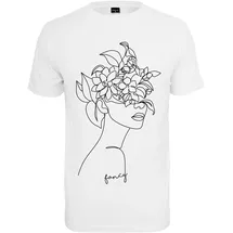 Mister Tee One Line Fruit Weiß L