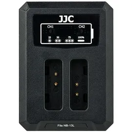 JJC Canon DCH NB13L USB Dual BatteryCharger (voor Canon NB 13L)