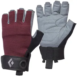 Black Diamond Crag Halbfinger-Kletterhandschuhe Damen Bordeaux