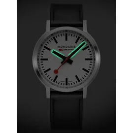 Mondaine Stop2go MST.4101B.LBV.2SE Leder 41 mm