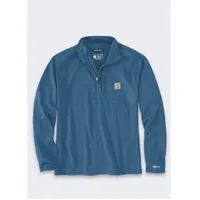 CARHARTT Force Half-Zip, T-Shirt langarm - Blau M