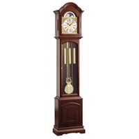 Kieninger -Standuhr Nussbaum Westminster Mechanisch 196cm- 0131-23-01