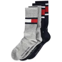 Tommy Hilfiger Jungen TH KIDS FLAG 2P Socken,, 2per pack Mehrfarbig (middle grey melange 758), 27-30 (Herstellergröße: 27/30) - 27-30