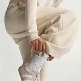 adidas Soft Lux Straight Leg Jogginghose Beige XS