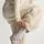 adidas Soft Lux Straight Leg Jogginghose Beige XS