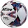 mitre Impel Futsal-Ball | Hallenfußball | Fußball mit geringer Sprungkraft Fußball, Weiß/Schwarz/Bib-Rot, 4