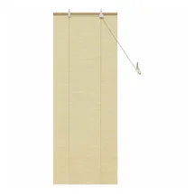 vidaXL Fensterjalousien Und -schattierungen Mit Vorhängen Natur Bambus Vidaxl