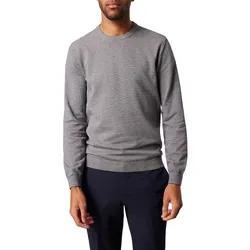 Rundhalspullover PIERRE CARDIN "Strick RH", Herren, Gr. XXXL, blau (navy blazer), Strick, Obermaterial: 100% Baumwolle, meliert, casual, klassisch, Rundhals, Langarm, Pullover