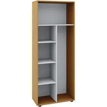 VCM Holz Besenschrank 70 x 40 x 178 cm Braun